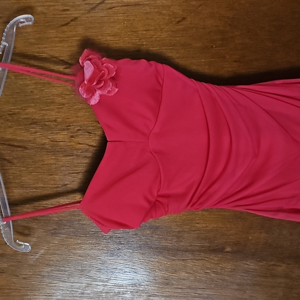 Coral party dress. - Picture 3 of 3